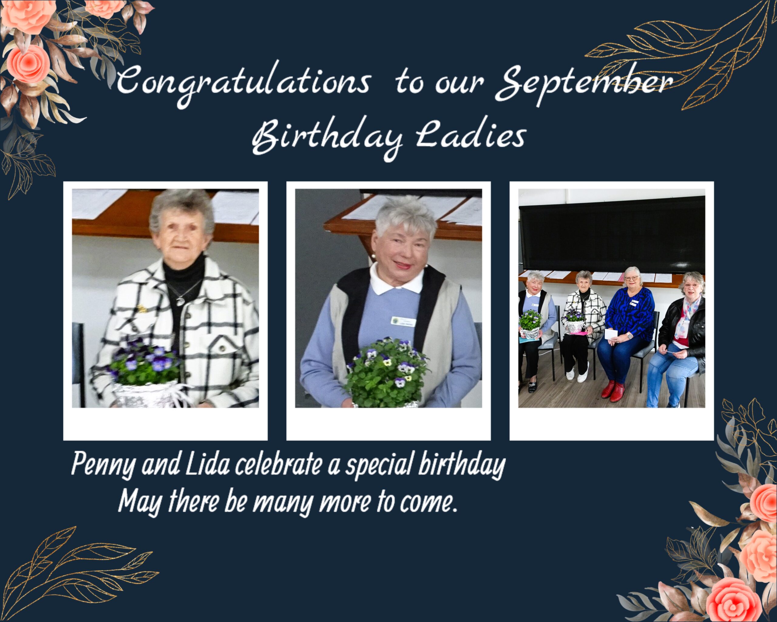September Birthdays Heathmont Ladies Probus Club